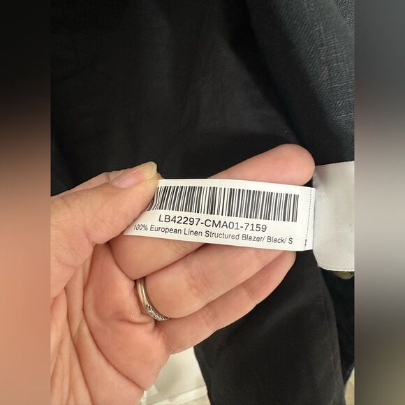 Quince 100% European Linen Structured Blazer Sz S - Picture 7 of 9